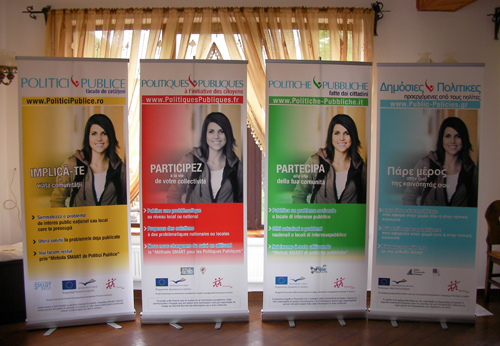 Rollups for the 4 national citizen engagement platfoms serving "SMART Method of Public Policy" in Romania, France, Italy, and Greece