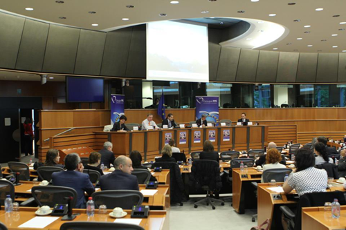 Young entrepreneurs in the European Parliament